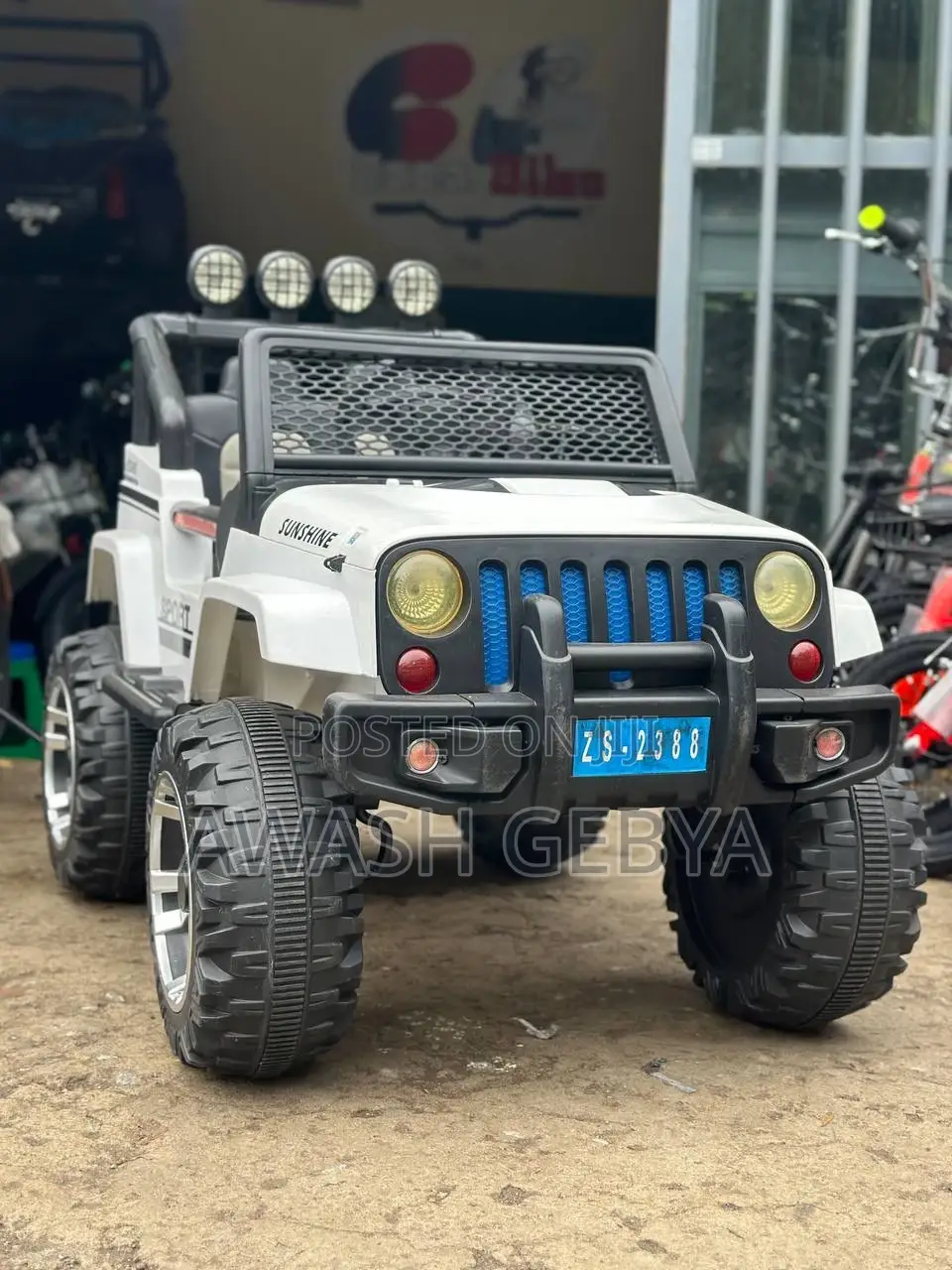 Slightly Used Children Jeep Car for Your Boy