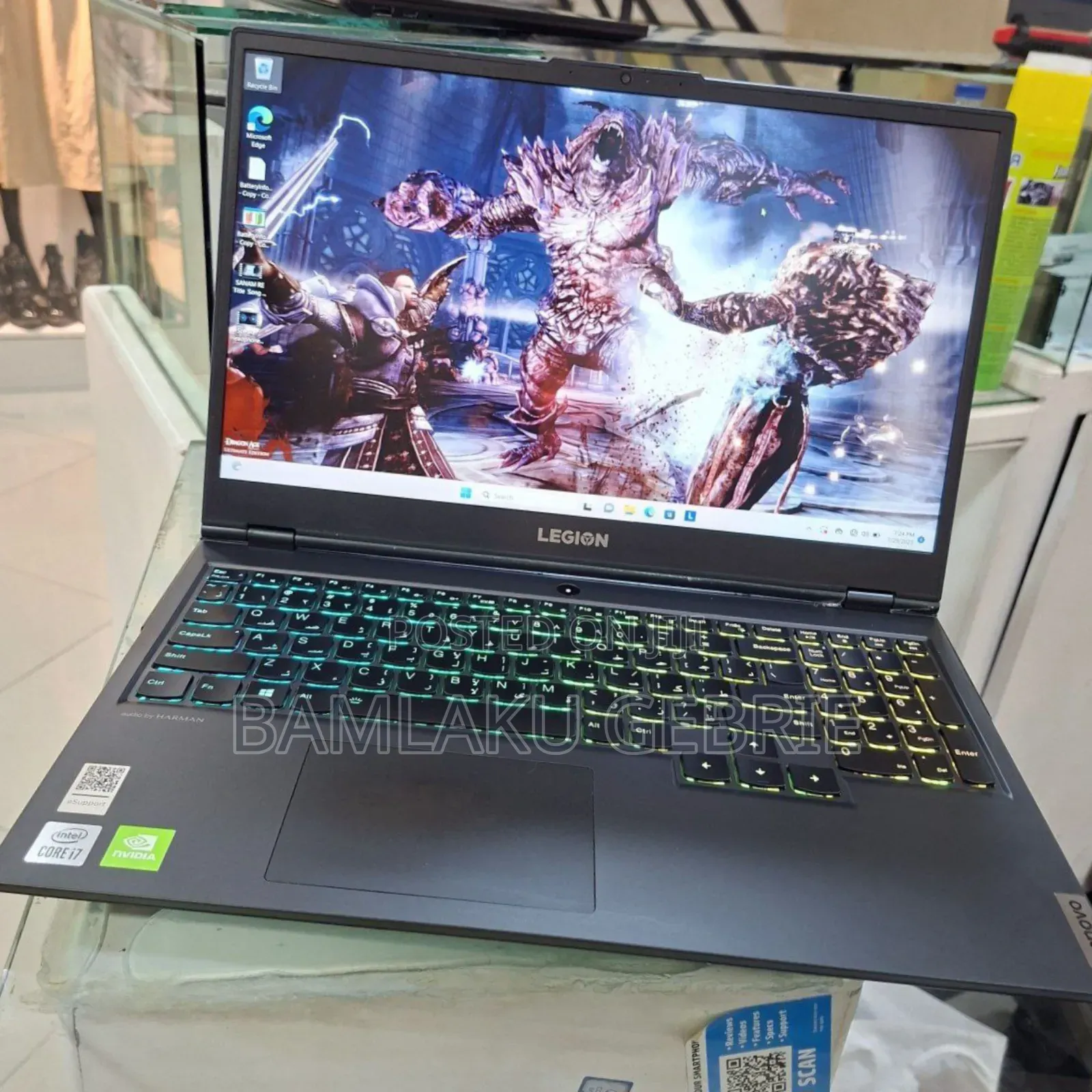 New Laptop Lenovo Legion 5 16GB Intel Core I7 SSD 512GB