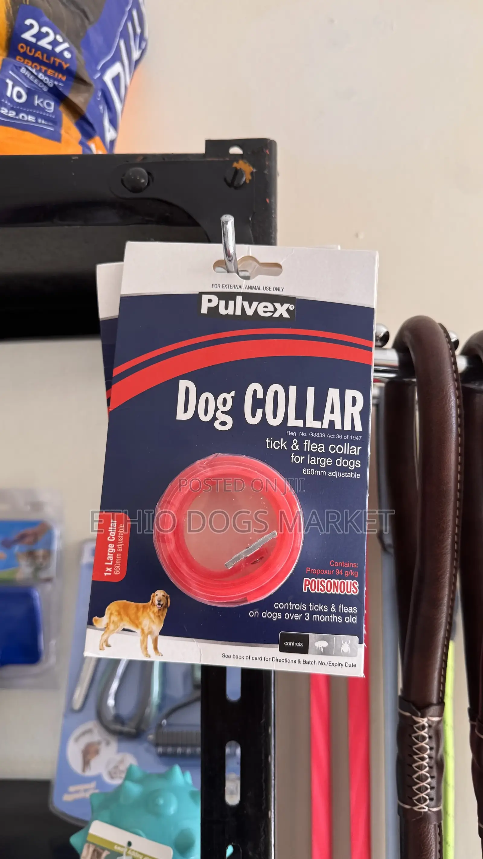 Flee and Tick Collars የቁንጫ መከላከያ የአንገት ቀበቶ