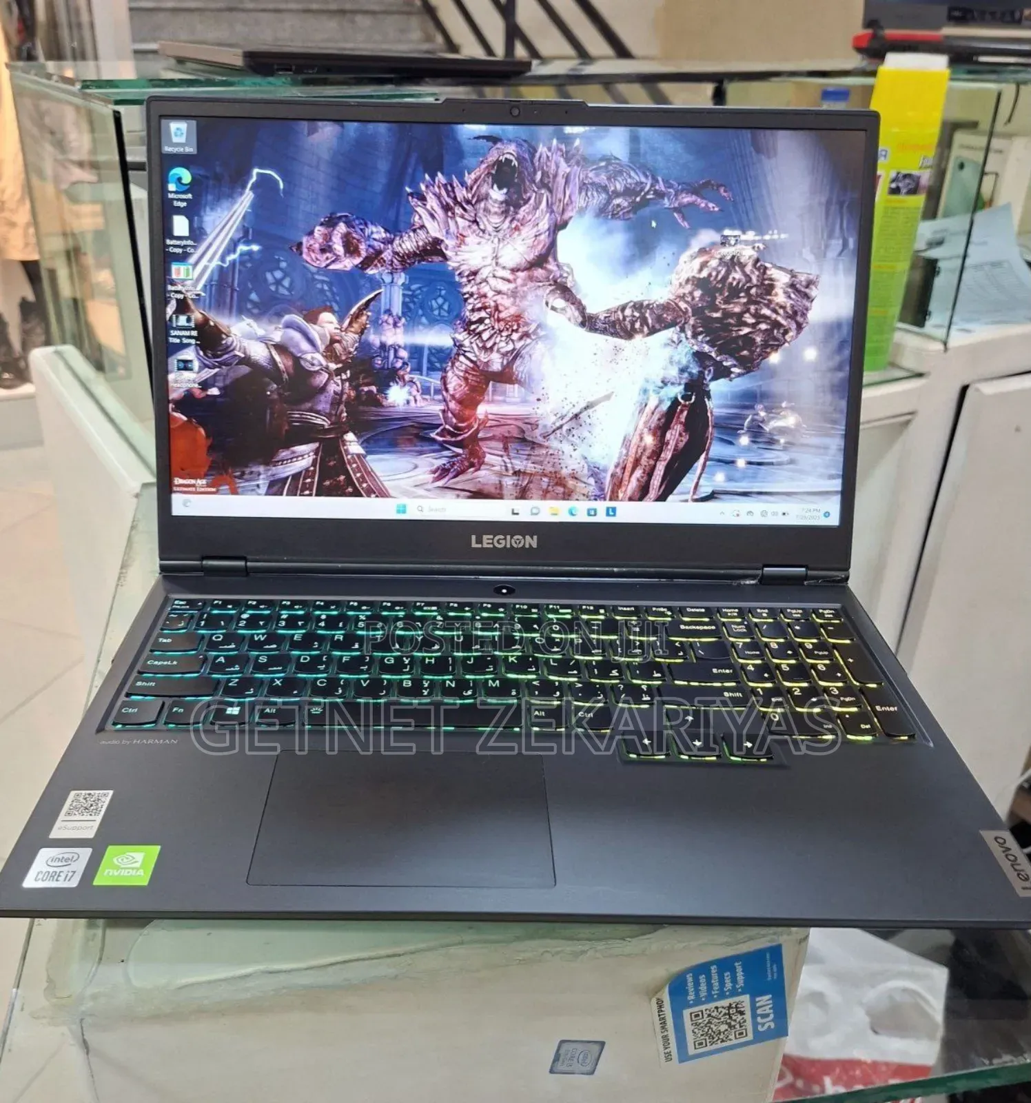 New Laptop Lenovo Legion 5 16GB Intel Core I7 SSD 512GB