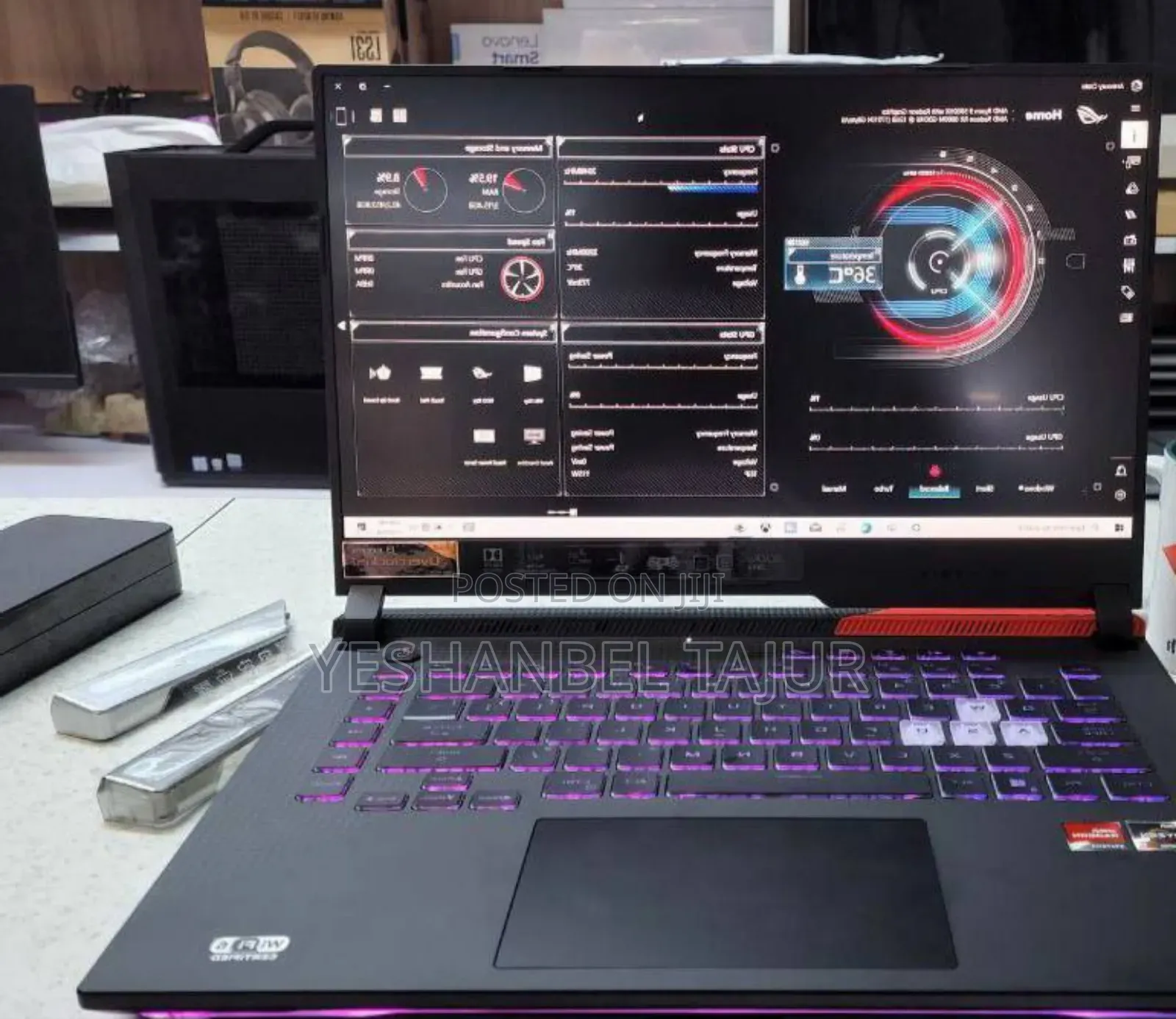 New Laptop Asus ROG Strix G15 16GB AMD Ryzen 9 SSD 512GB