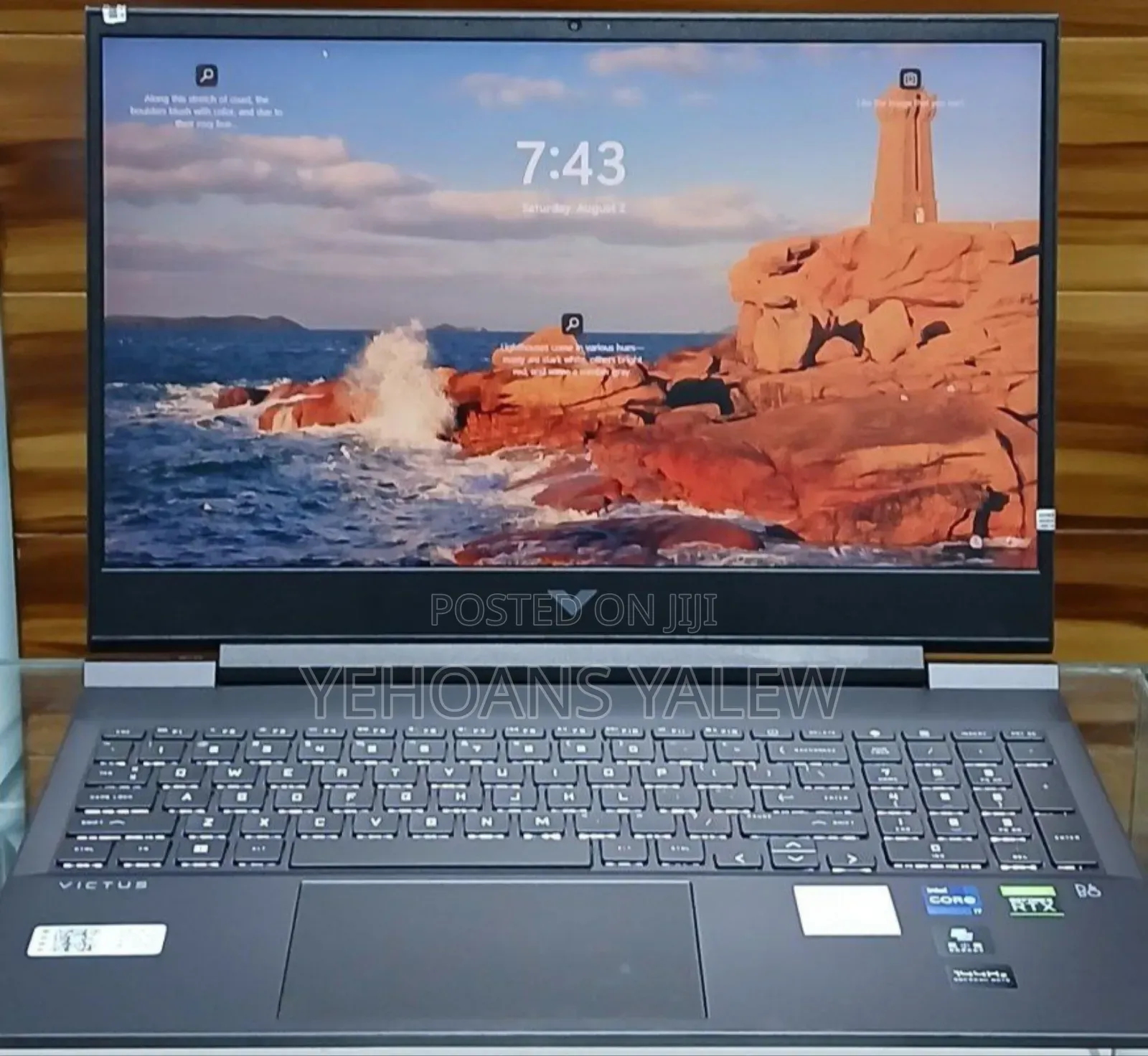 New Laptop HP Victus 16 16GB Intel Core i7 SSD 1T