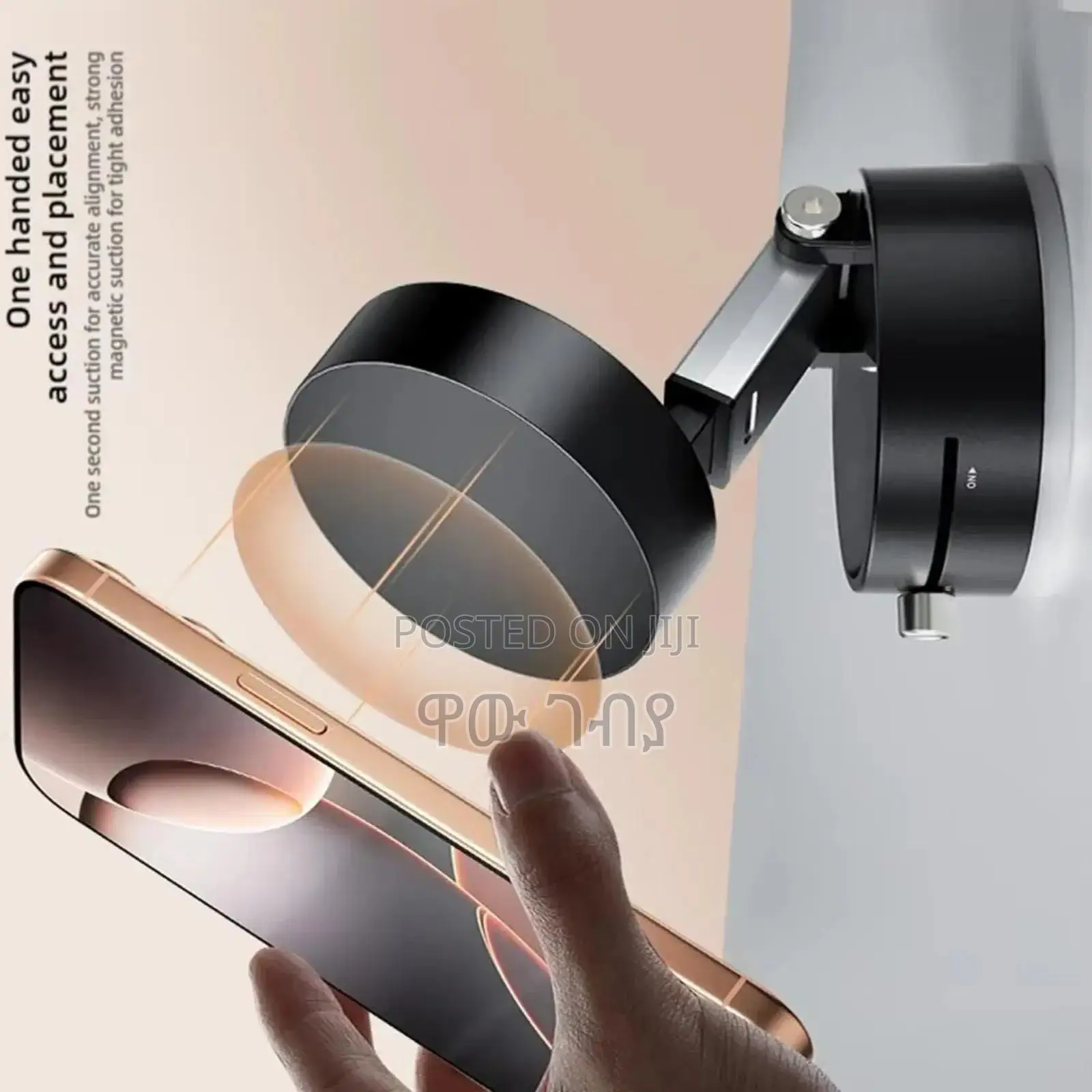 Vacuum Suction Phone Holder