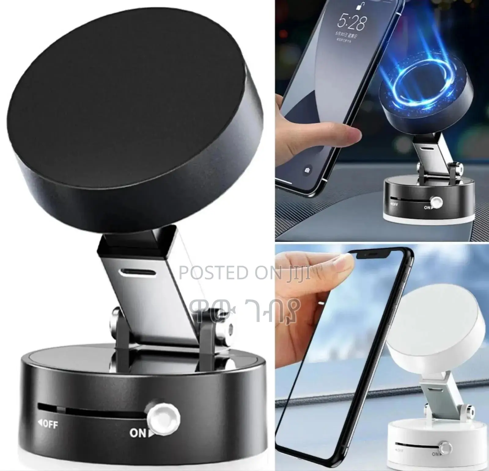 Vacuum Suction Phone Holder