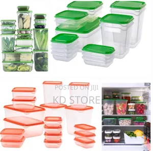 Photo - Ikea Food Container, Set of 17, Transparent