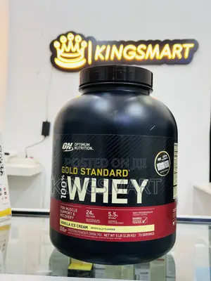 Photo - Powdered Protein 2.27 Kg Optimum Nutrition Whey