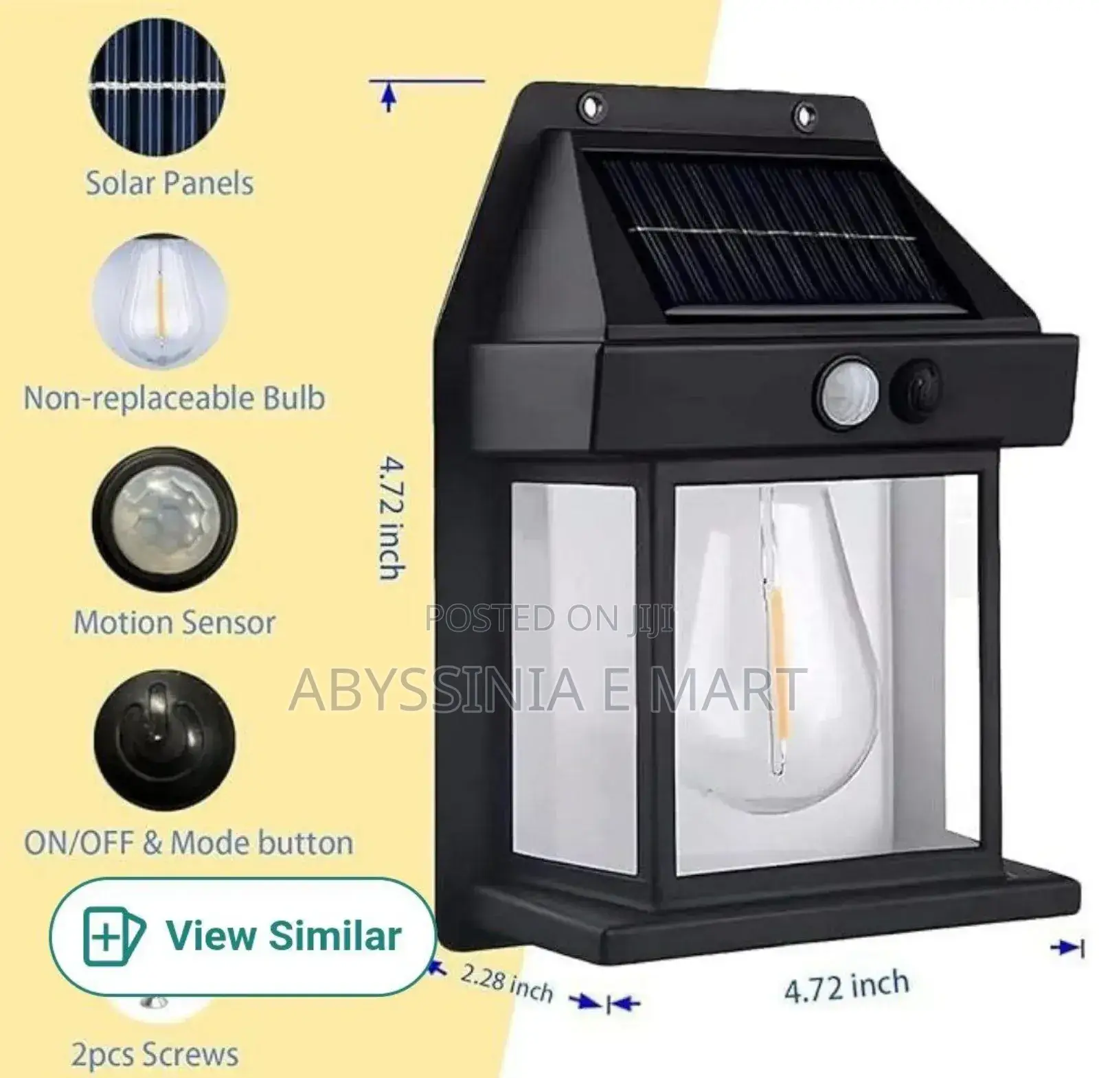 Solar Induction Wall Lump