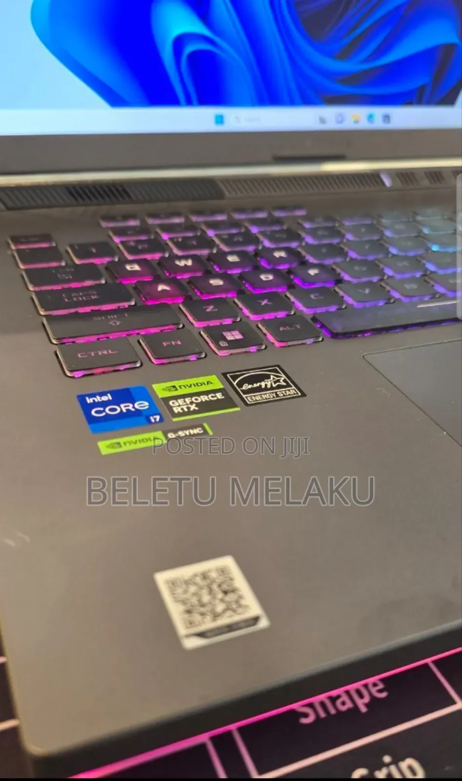 New Laptop Asus ROG Strix G15 16GB Intel Core I7 SSD 1T