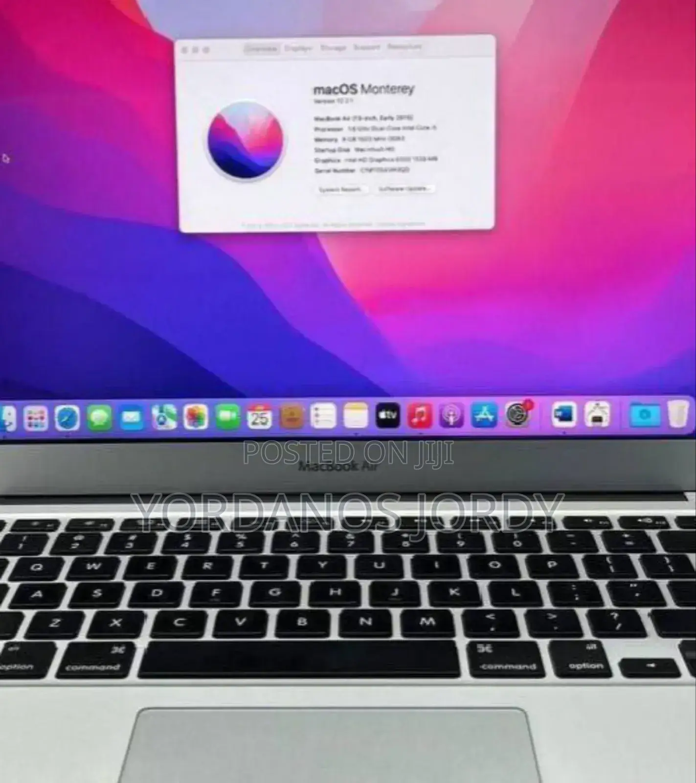 New Laptop Apple MacBook Air 2017 8GB Intel Core I7 SSD 256GB