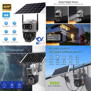 Photo - Rechargeable Sim Support Camera ( With Solar Panel )