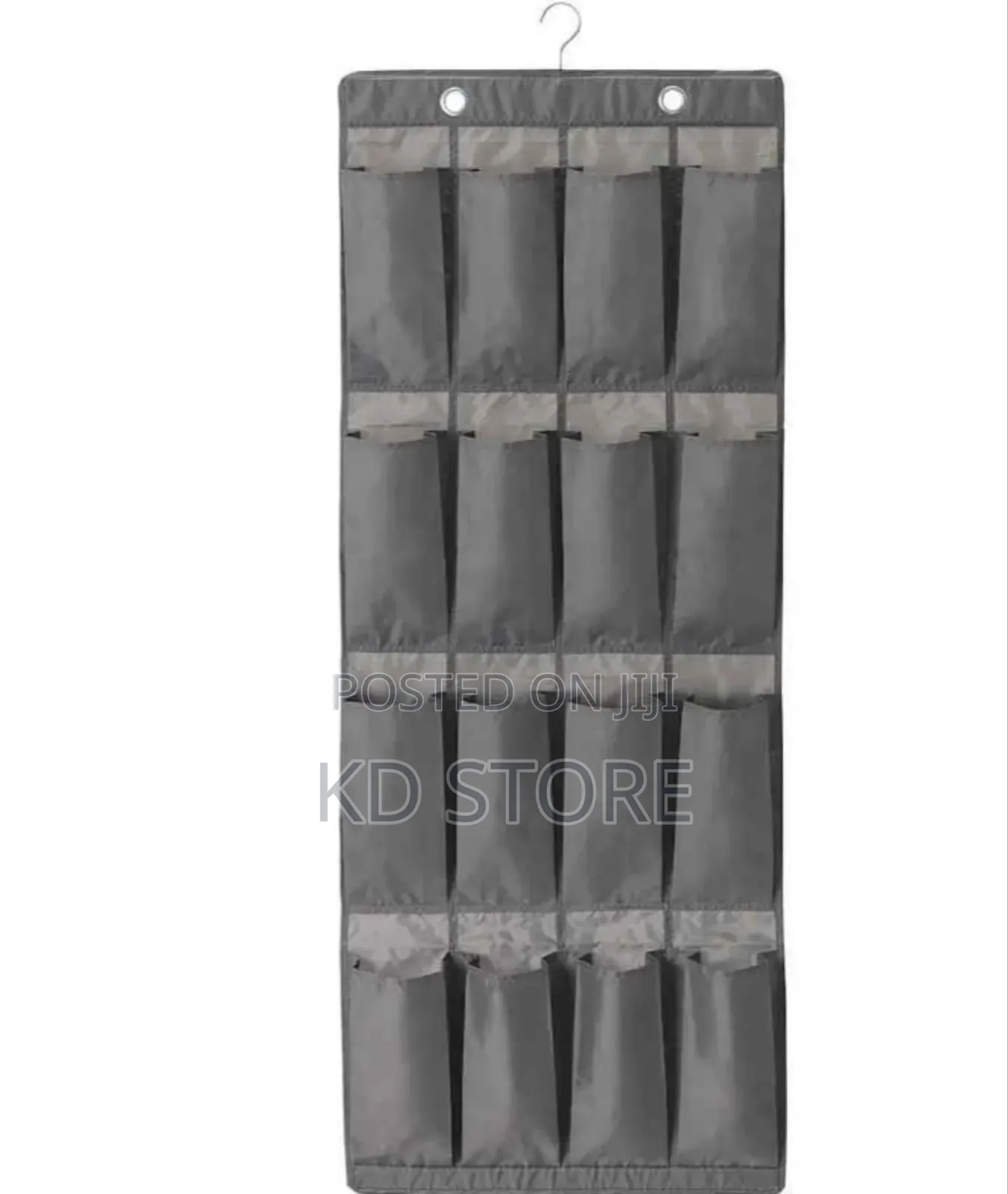 Ikea Hanging Shoe Organiser W 16 Pocket Dark Grey