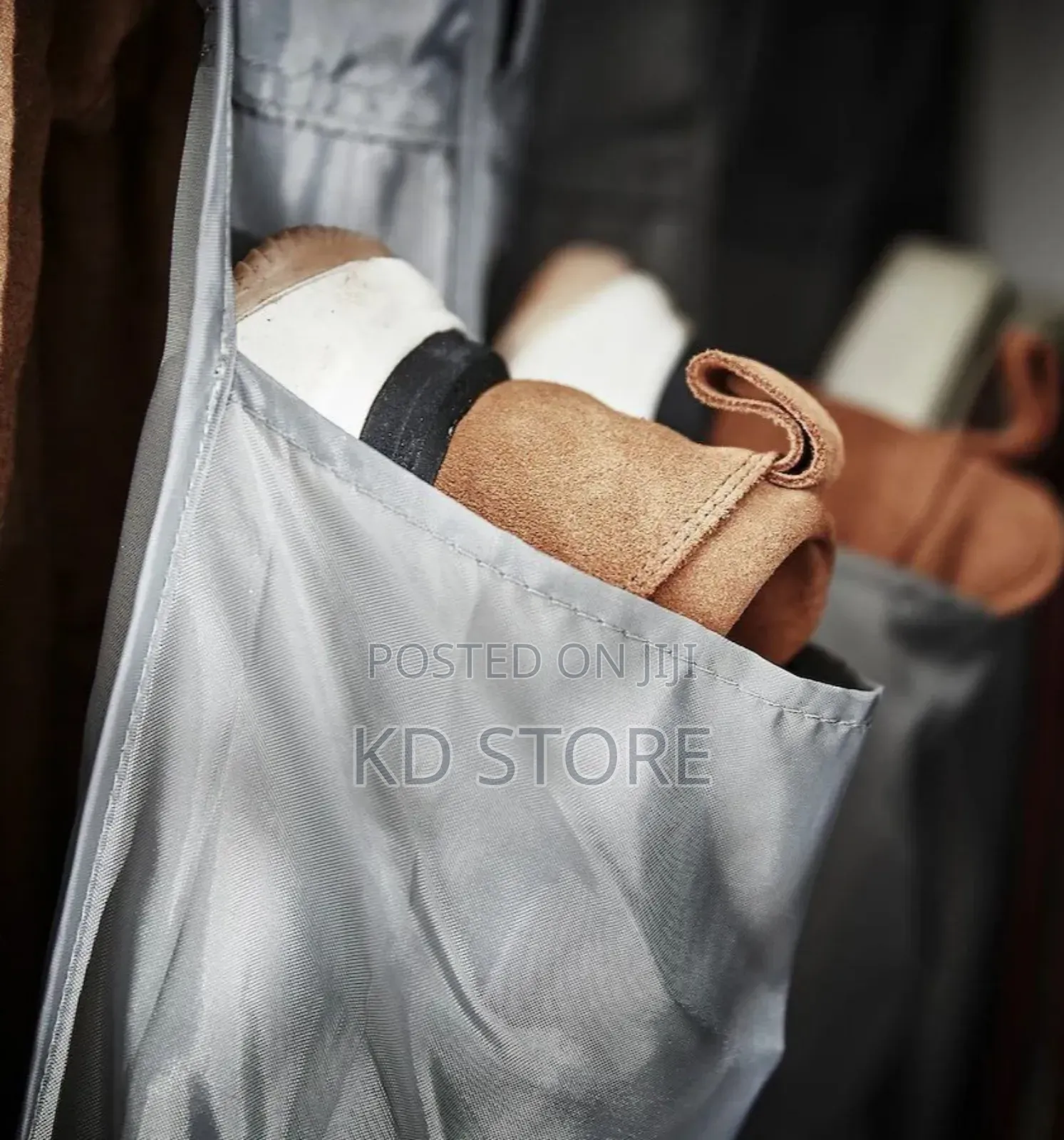 Ikea Hanging Shoe Organiser W 16 Pocket Dark Grey