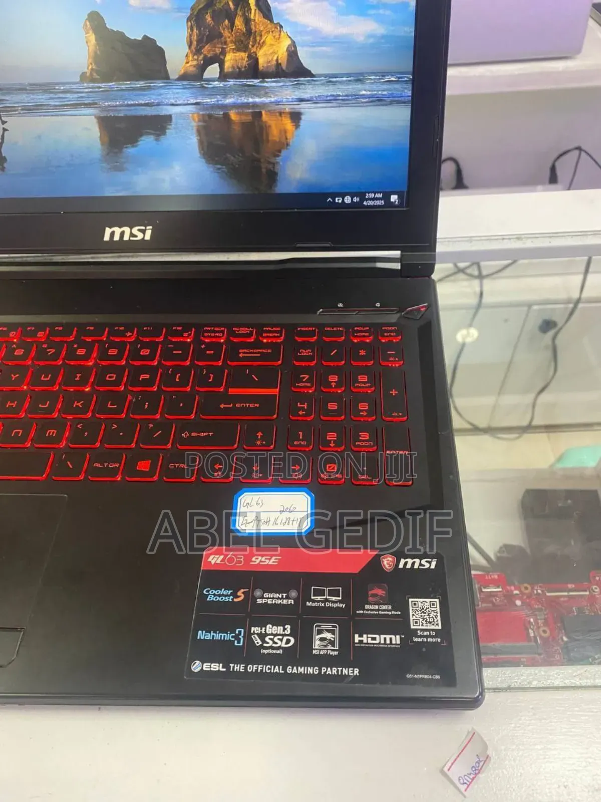 New Laptop MSI 16GB Intel Core I7 SSD 512GB