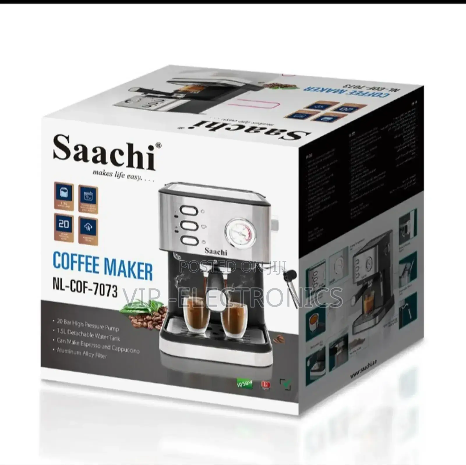 Caachi Espresso Coffee Maker 20 Bar Cof 70-73