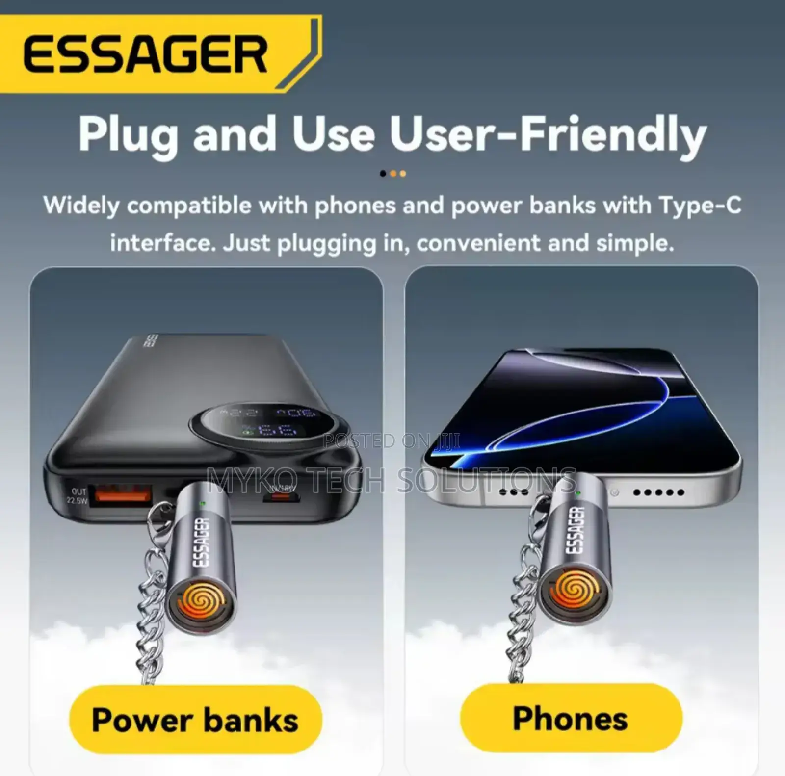 Keychain Electronic Lighter