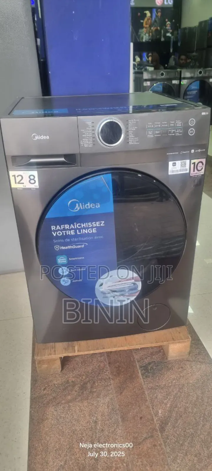 Midea Washer + Dryers 12/8kg Washing 100% Dryers