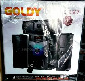 Photo - Goldy 3.1ch Multimedia Speakers ባለ 3