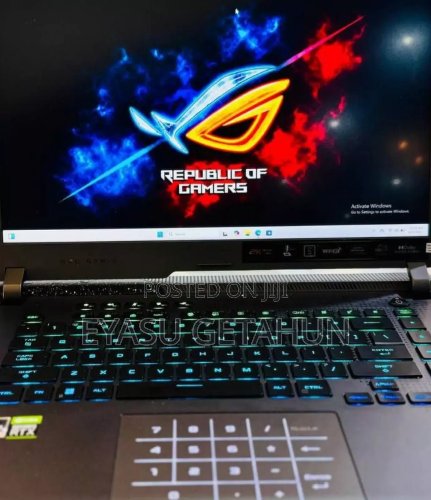 New Laptop Asus ROG Strix G15 16GB AMD Ryzen 9 SSD 512GB