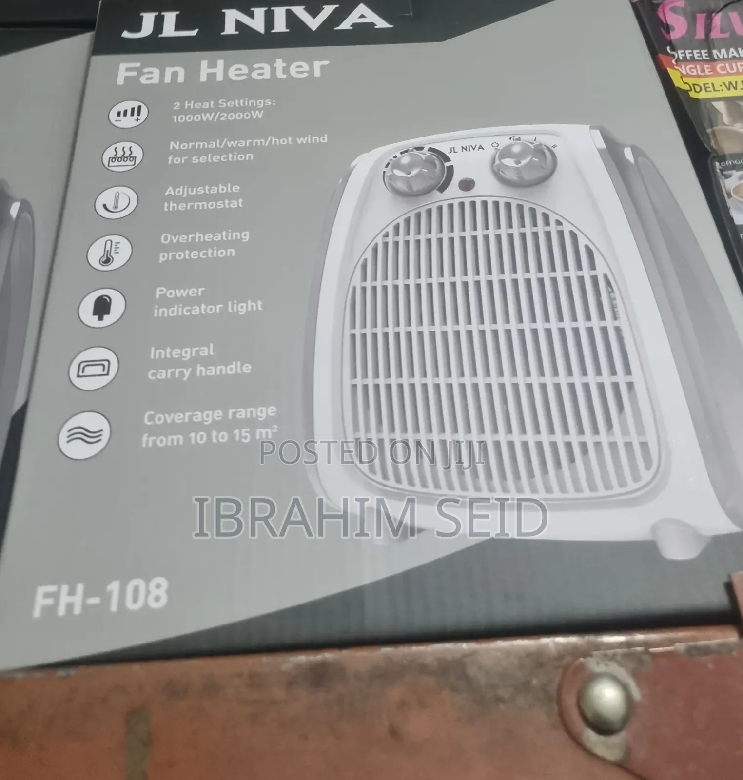 Jl Niva Fan Heater 2000 Watt