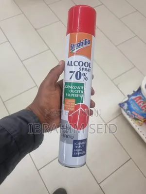 Alcohol-Based Sanitizing Spray 70% Made in Italy