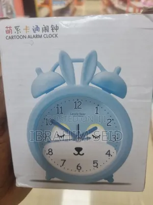 Cartoon Shape Alarm Clock for Kids With Portable Stand