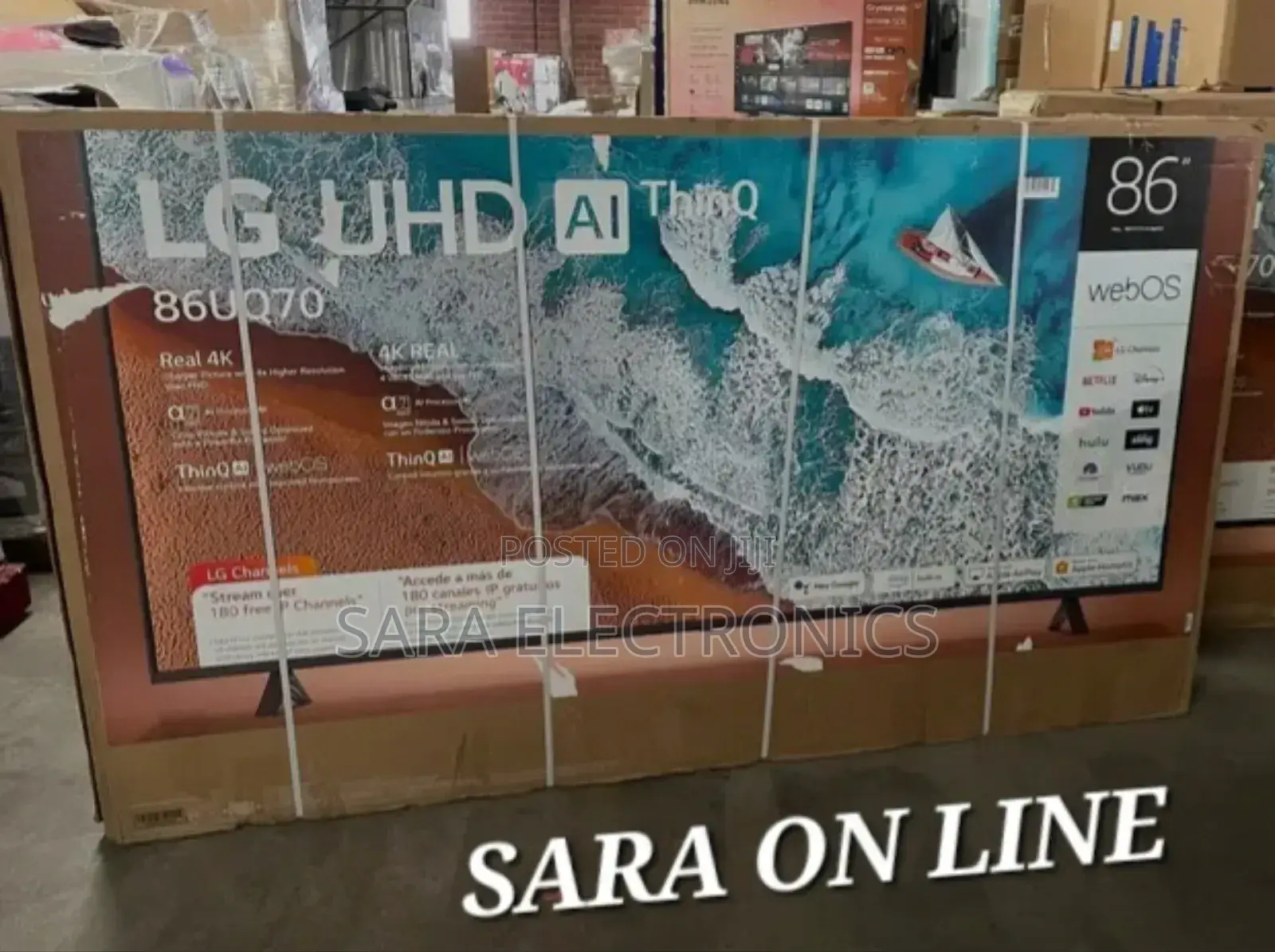 Lg 86" New Model 2025 Smart Android Real 10 Year Warranty
