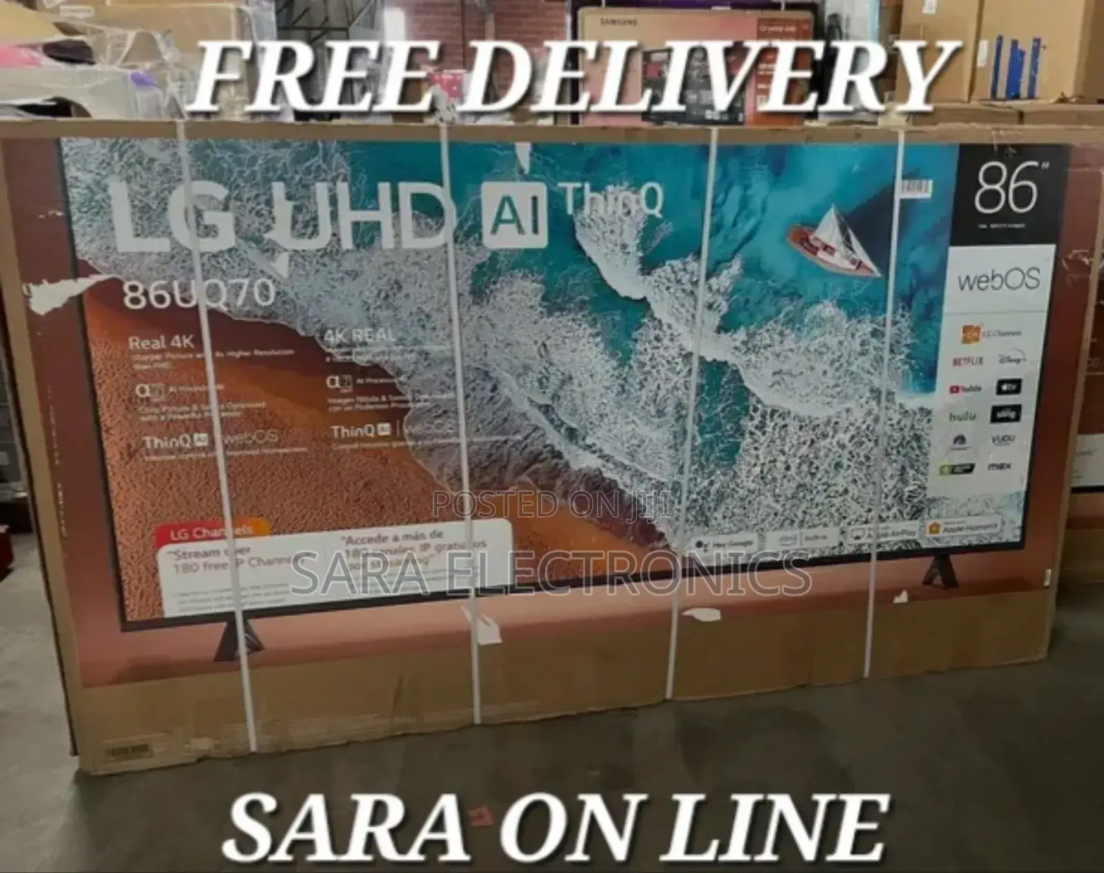 Lg 86" New Model 2025 Smart Android Real 10 Year Warranty