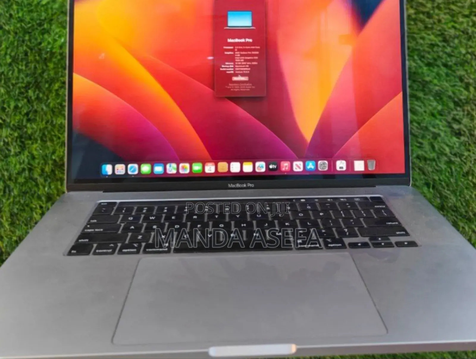 New Laptop Apple MacBook Pro 2019 16GB Intel Core i9 SSD 1T