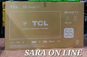 ☆Tcl 55" ◈Google UHD TV New 2026 ◈10_YEAR WARRANTY ◈FREE_DELIVERY