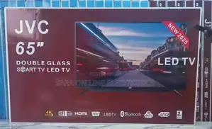 ✦Jvc 65"✦ •Smart °Double Glass Led Tv° • New 2025 •