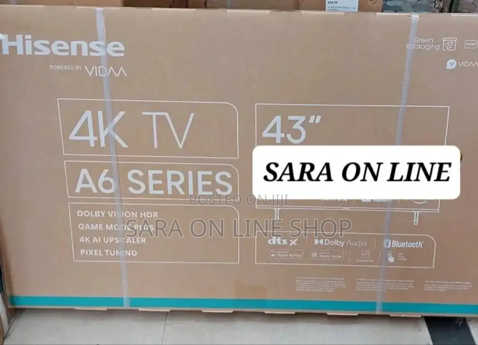 Hisence 43"a-6 Series Smart Tv New 2024