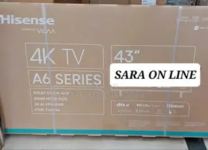 Hisence 43"a-6 Series Smart Tv New 2024