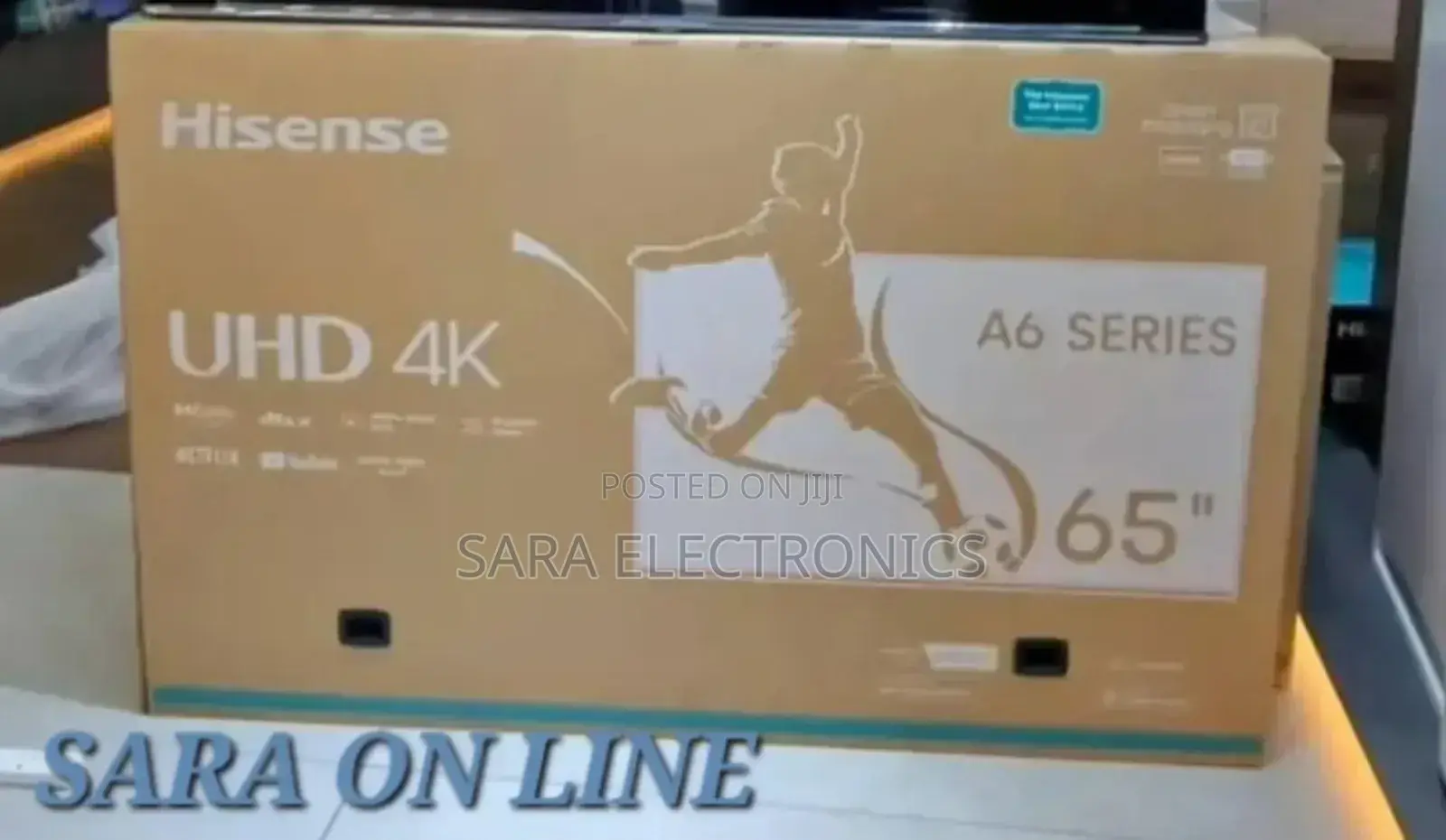 Hisence 65" A6 Series Uhd Tv New 2024