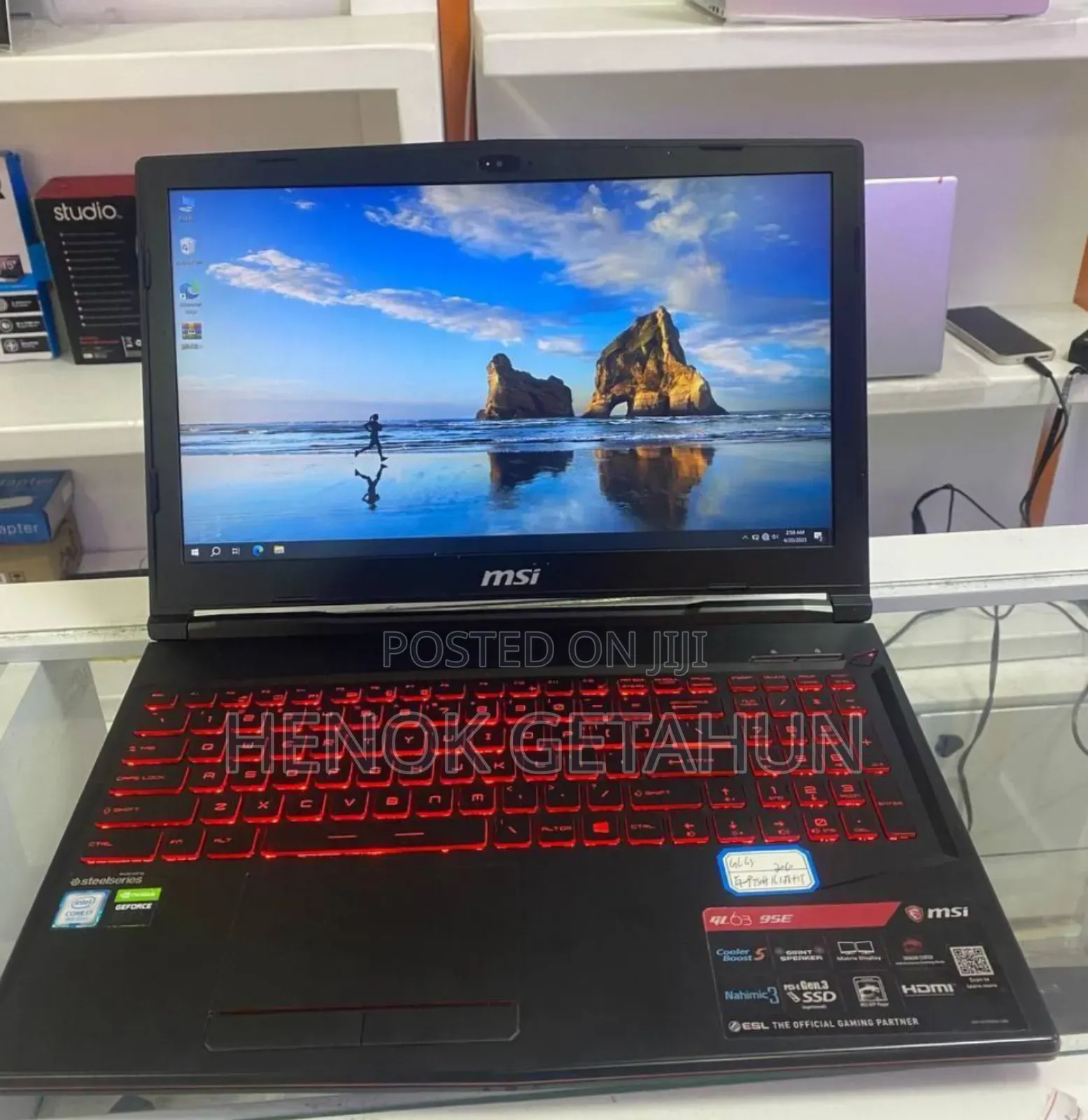 New Laptop MSI GF63 16GB Intel Core I7 SSD 512GB