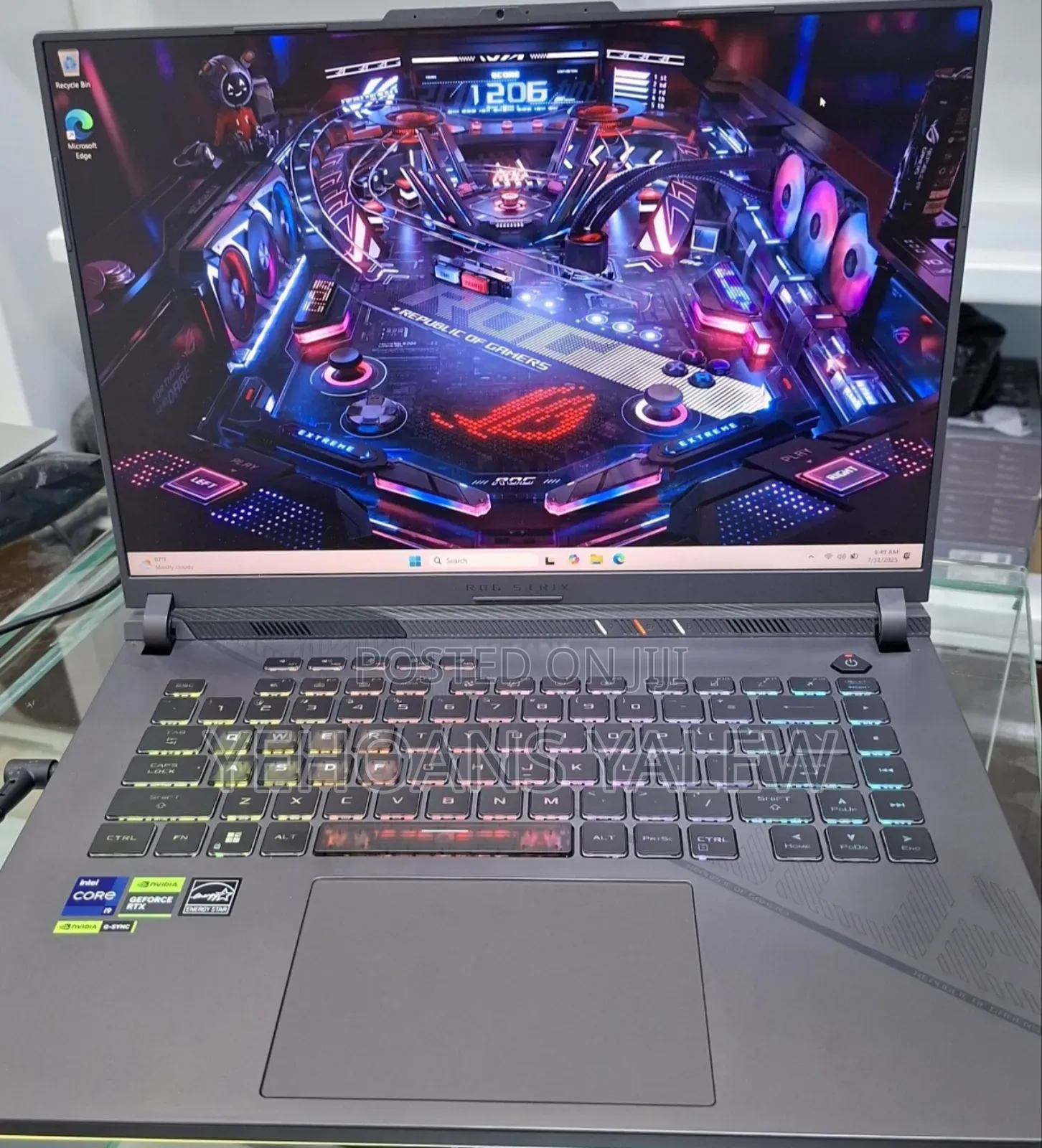 New Laptop Asus ROG Strix G16 G614 32GB Intel Core I9 SSD 1T