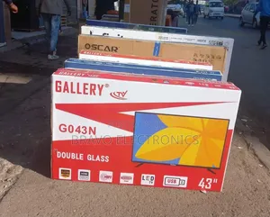  Gallery 43" Double Glass Tv | Stylish Design | 2025 Smart Model