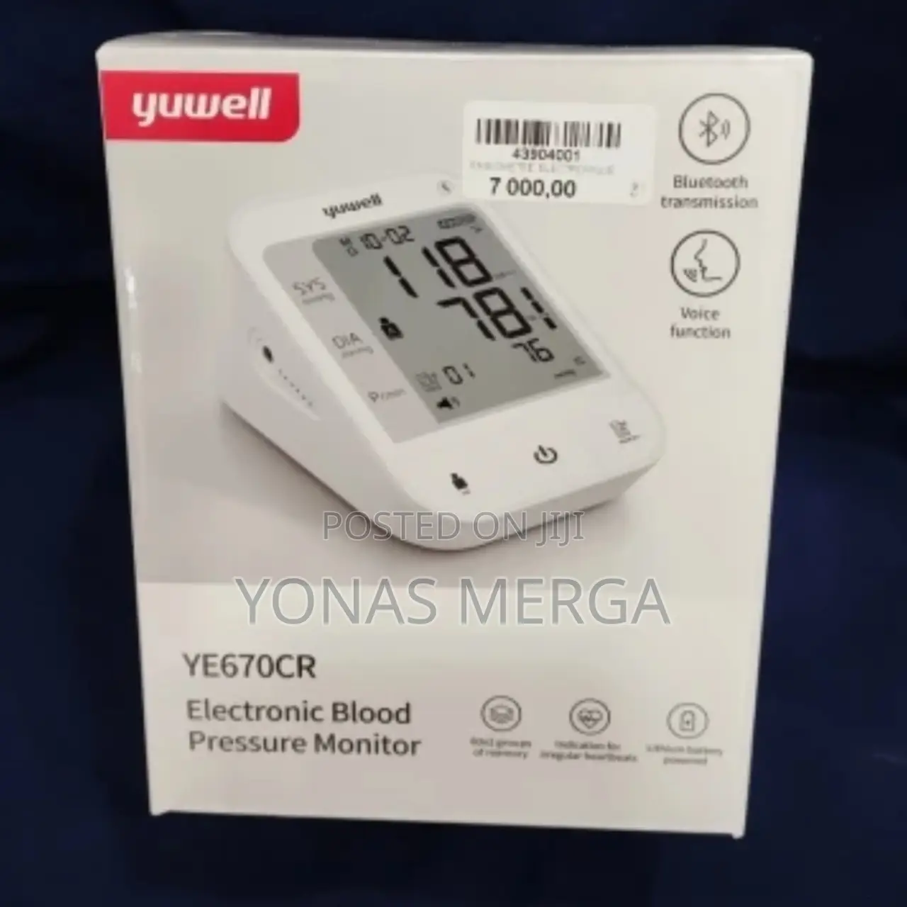 Bp Monitor=Take Your Blood Pressure,Sit Quietly 3to5 Minutes