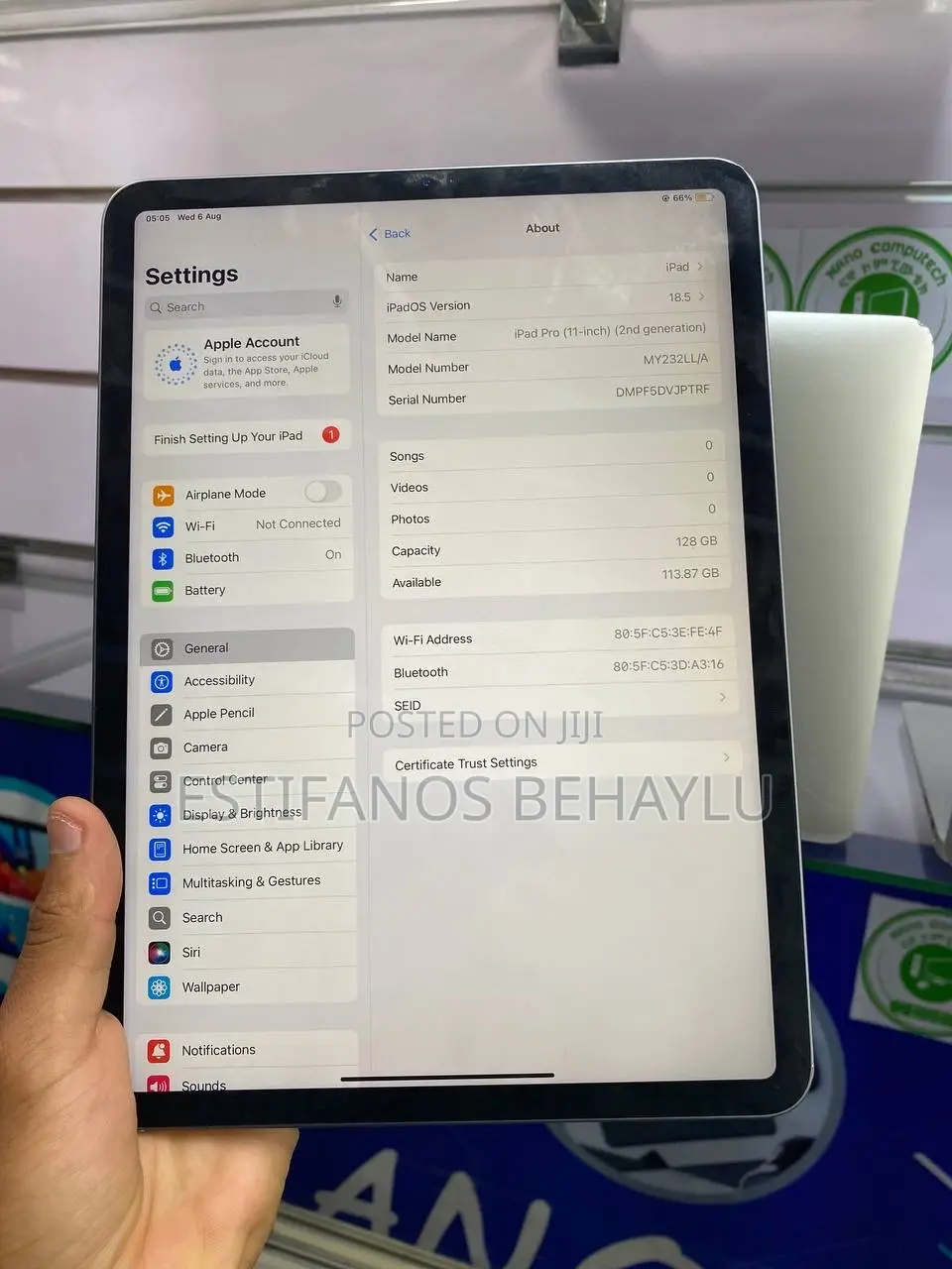 Apple iPad Pro 2 12.9 128 GB Silver