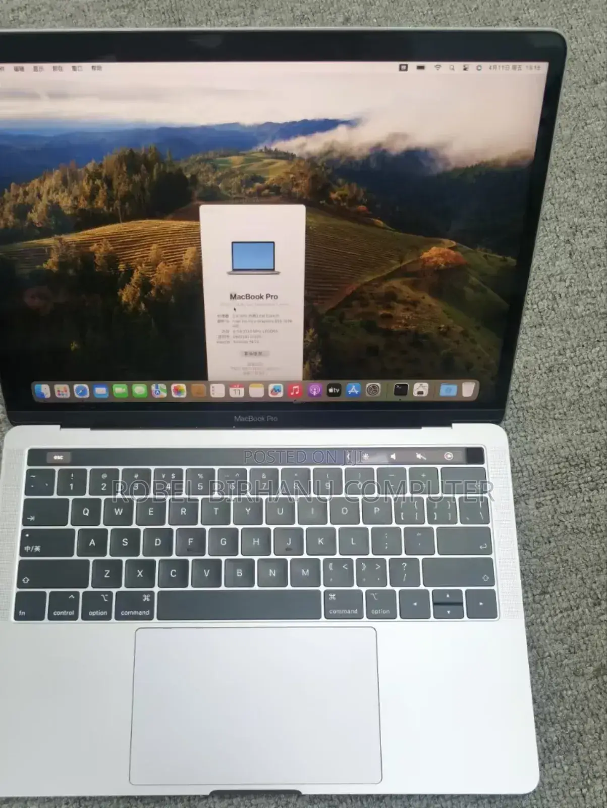 Laptop Apple MacBook Pro 2019 8GB Intel Core I5 SSD 512GB
