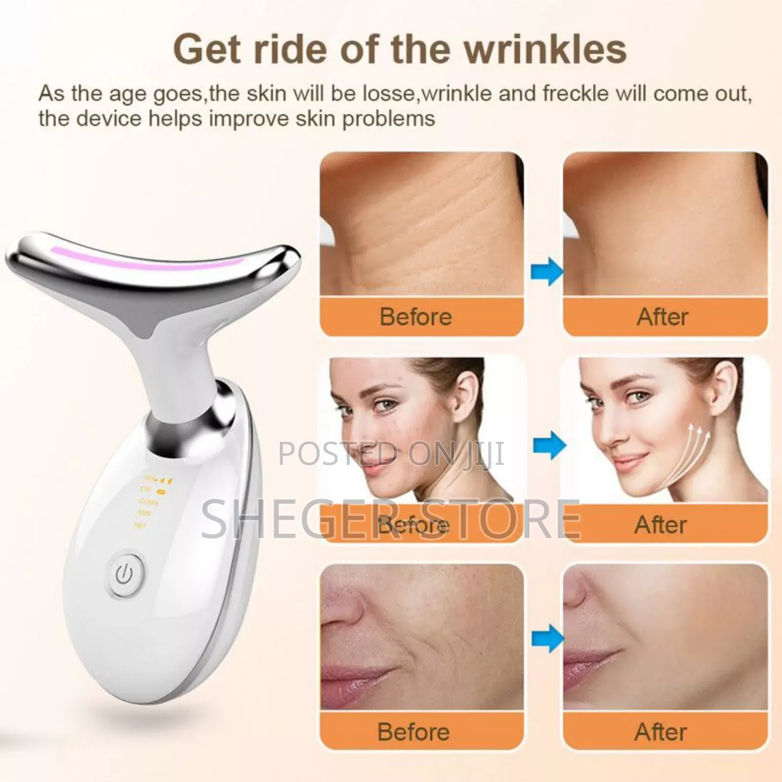 Multifunctional Neck Face Massager(Free Delivery Included)