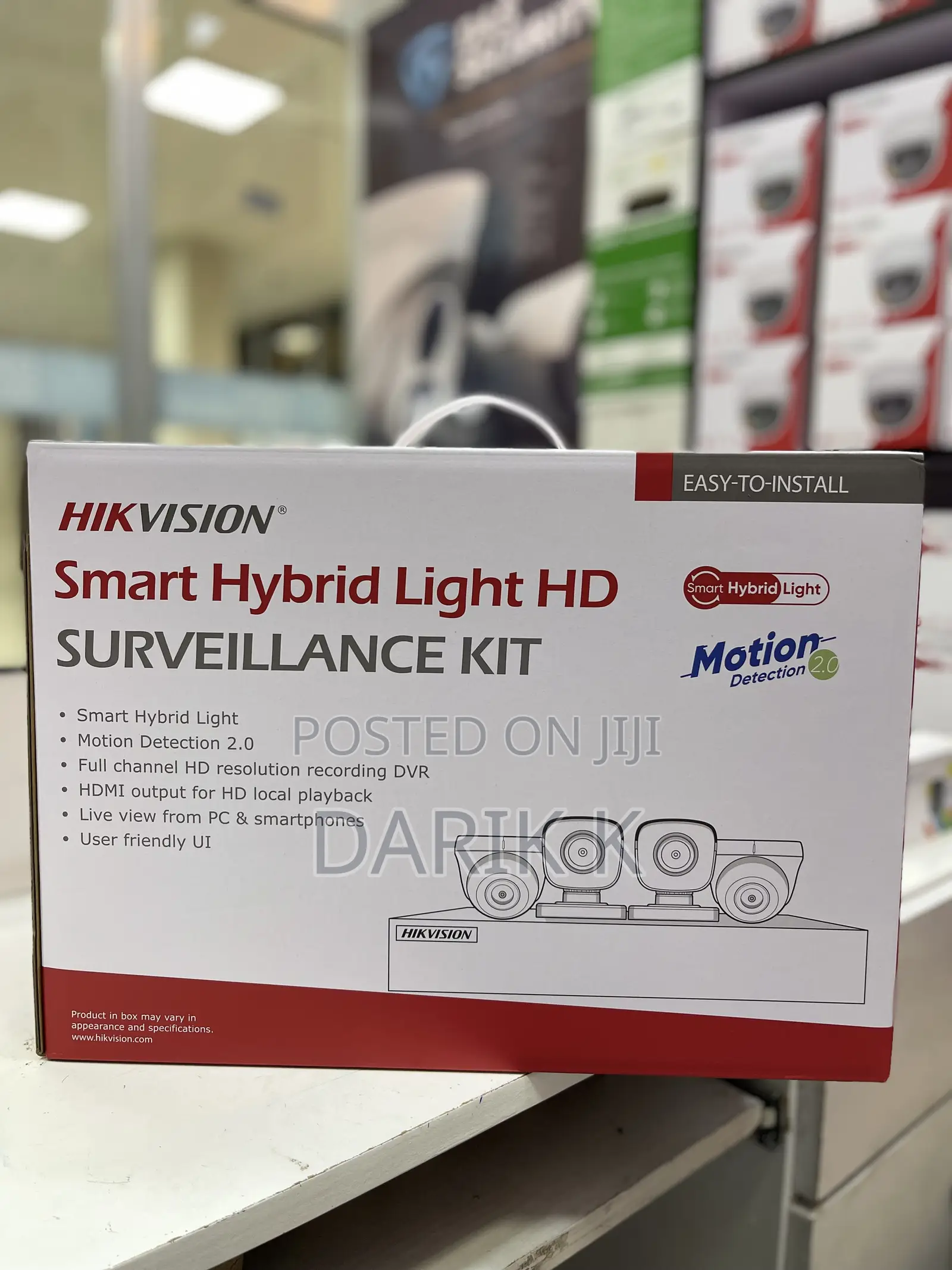 Hikvison 4ch Smart Hybrid Kit
