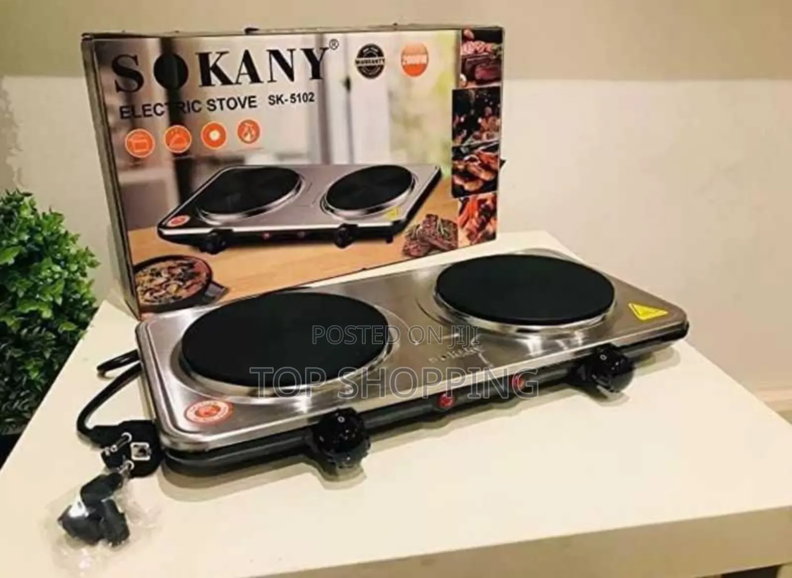 Sokany Double Stove Double Electric Hot Plate Cooker