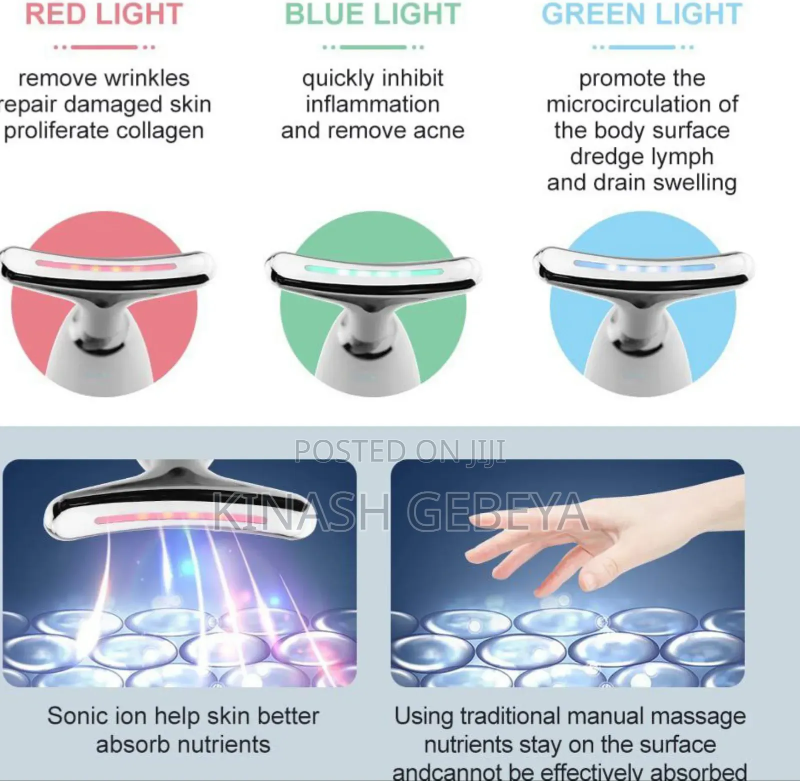 Multifunctional Neck and Face Massager