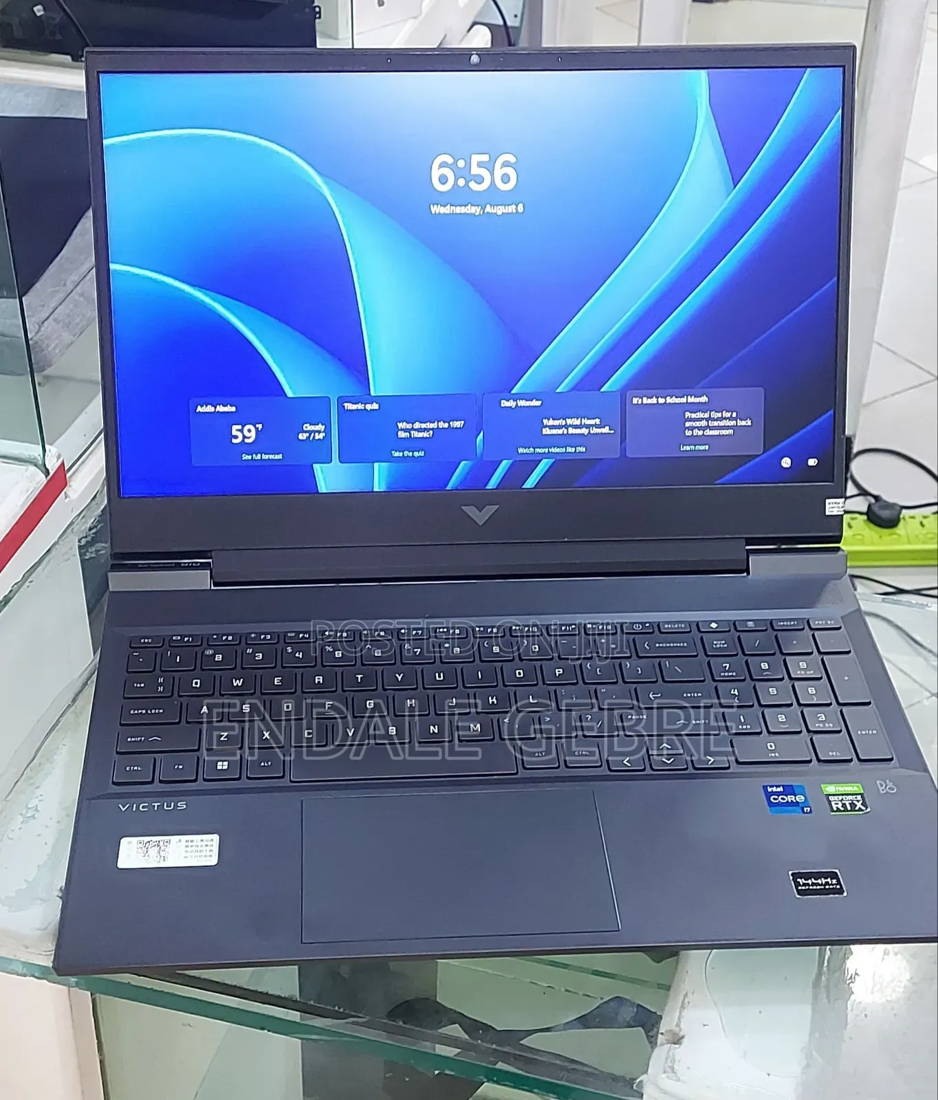 New Laptop HP Victus 16 16GB Intel Core I7 SSD 1T
