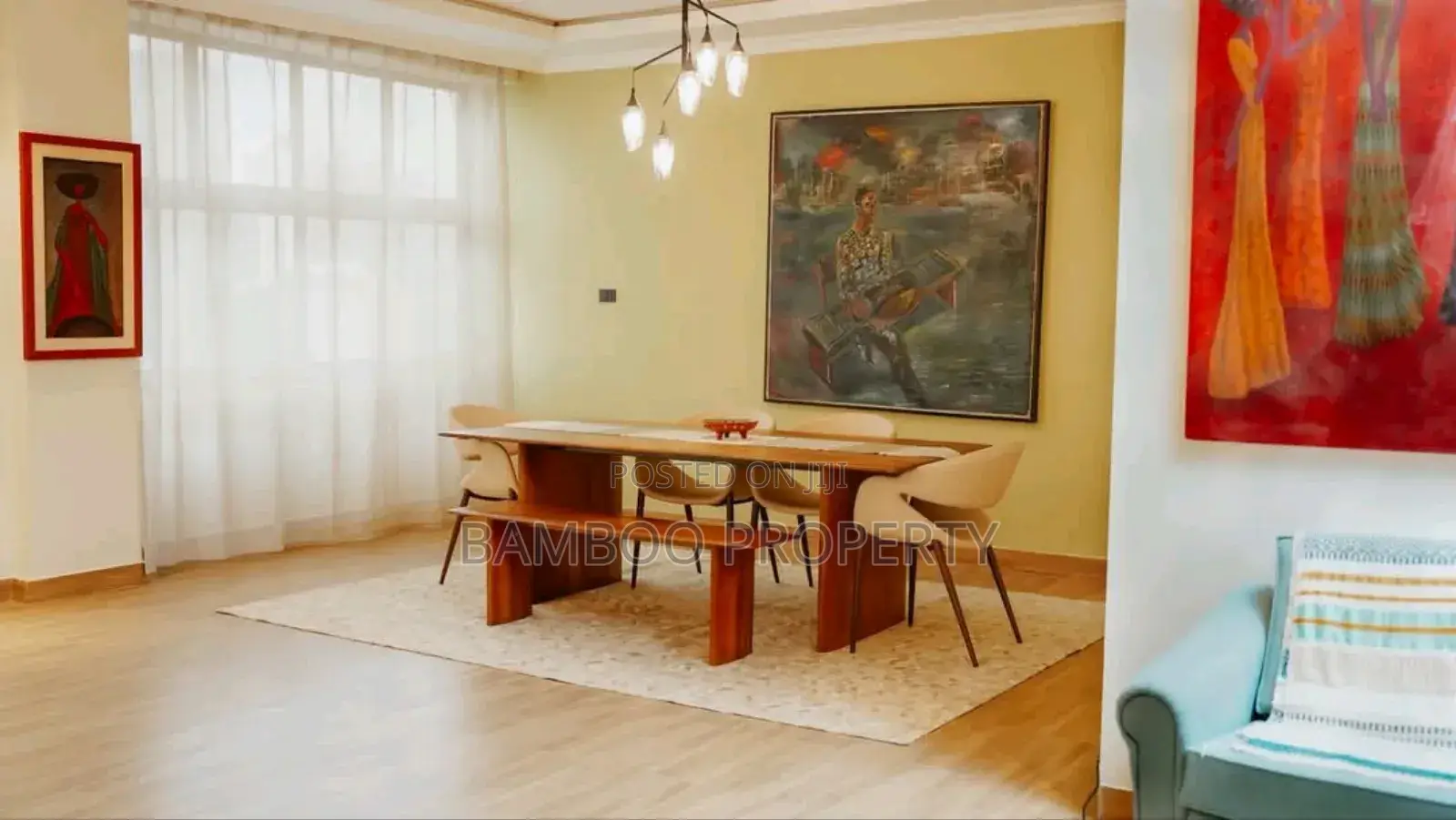 Furnished 4bdrm Apartment in Bole for rent