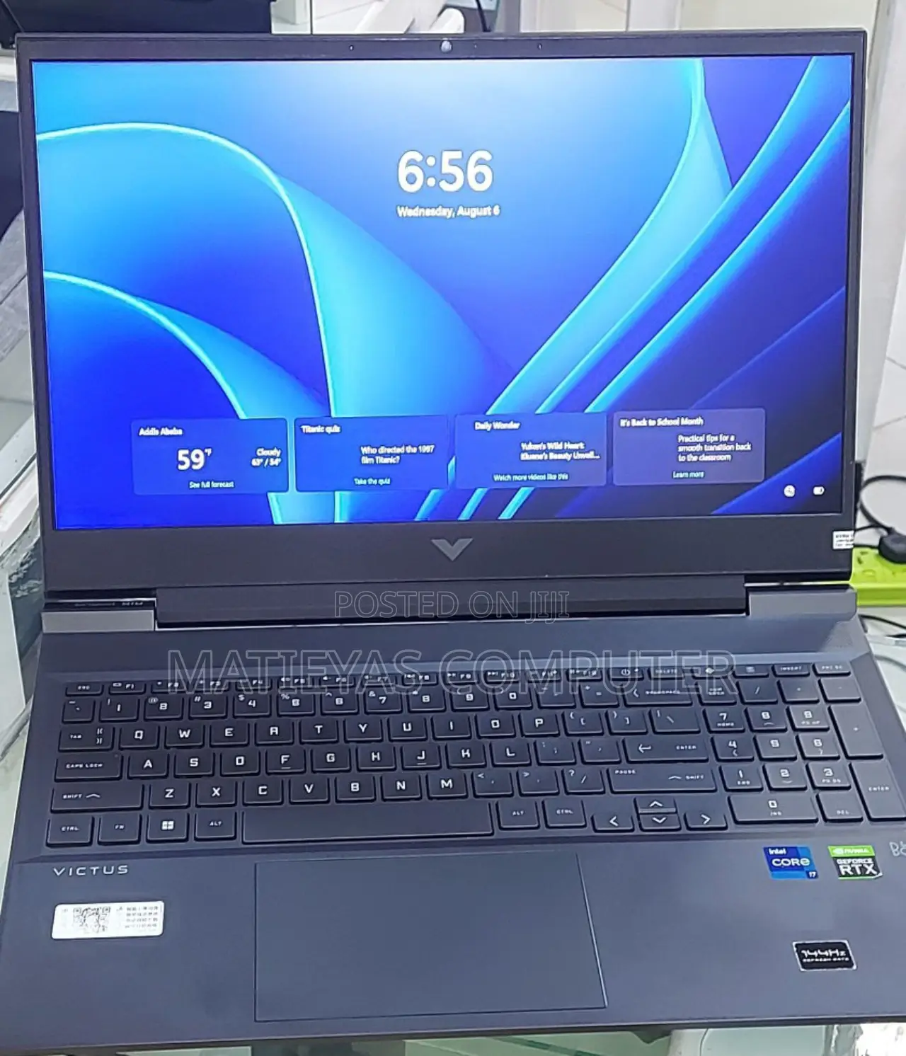 New Laptop HP Victus 16 16GB Intel Core I7 SSD 1T