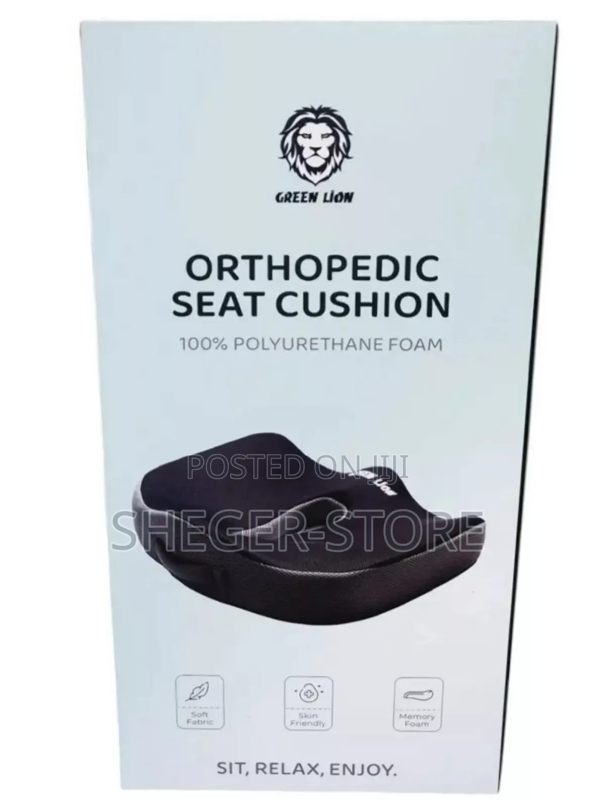 Orginal Green Lion Orthopedic Seat Cushion(Free Delivery Included)