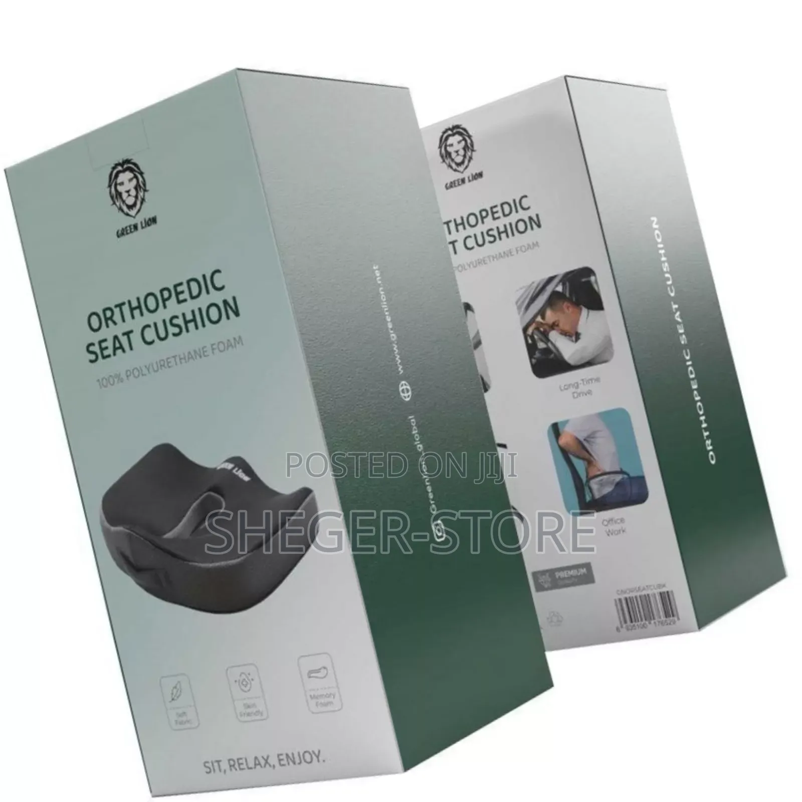 Orginal Green Lion Orthopedic Seat Cushion(Free Delivery Included)