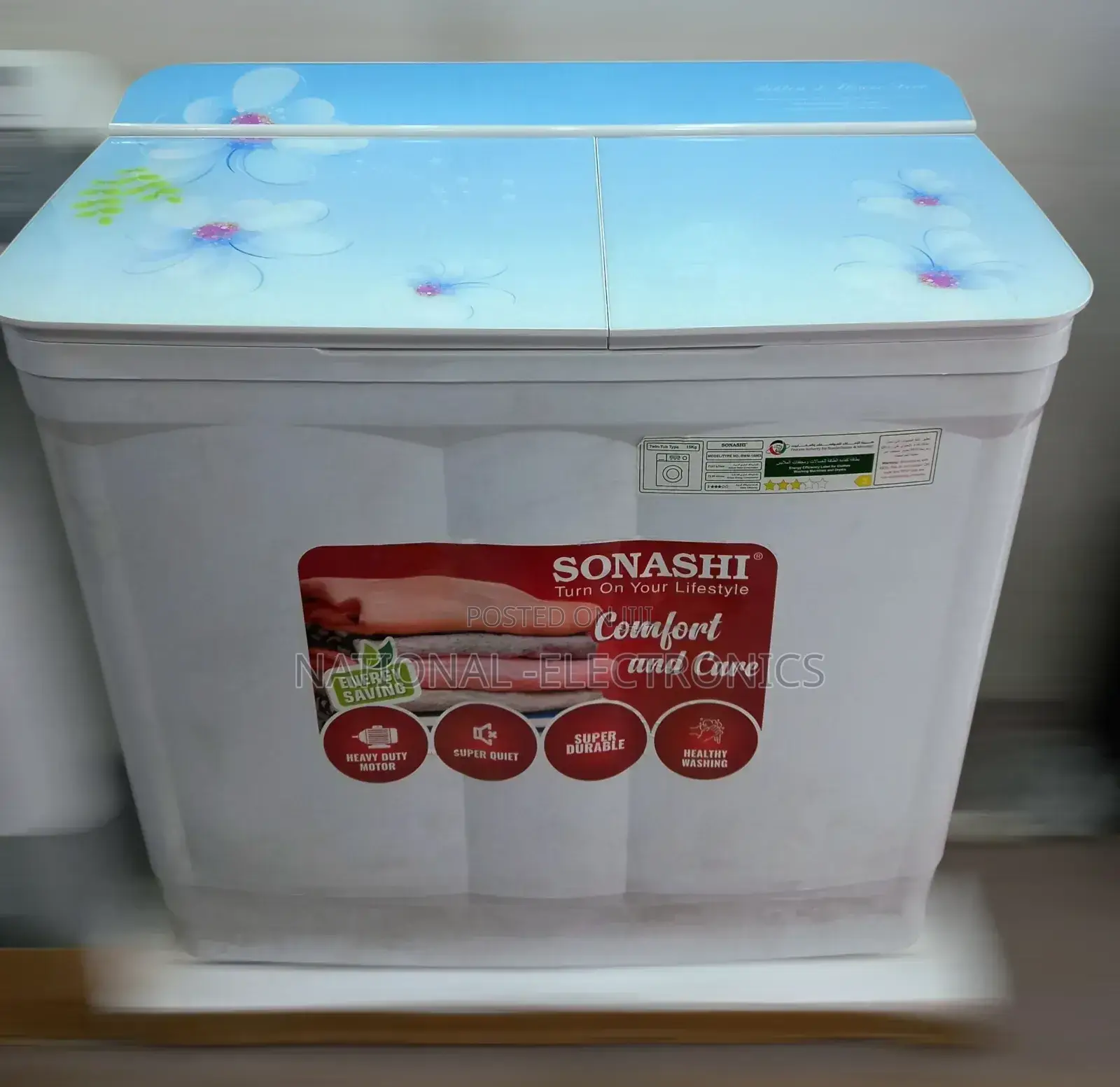 Sonashi Washing Machine 15kg