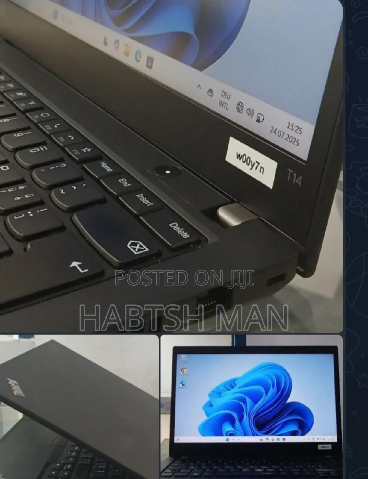 New Laptop Lenovo ThinkPad T14 16GB AMD Ryzen 5 SSD 512GB